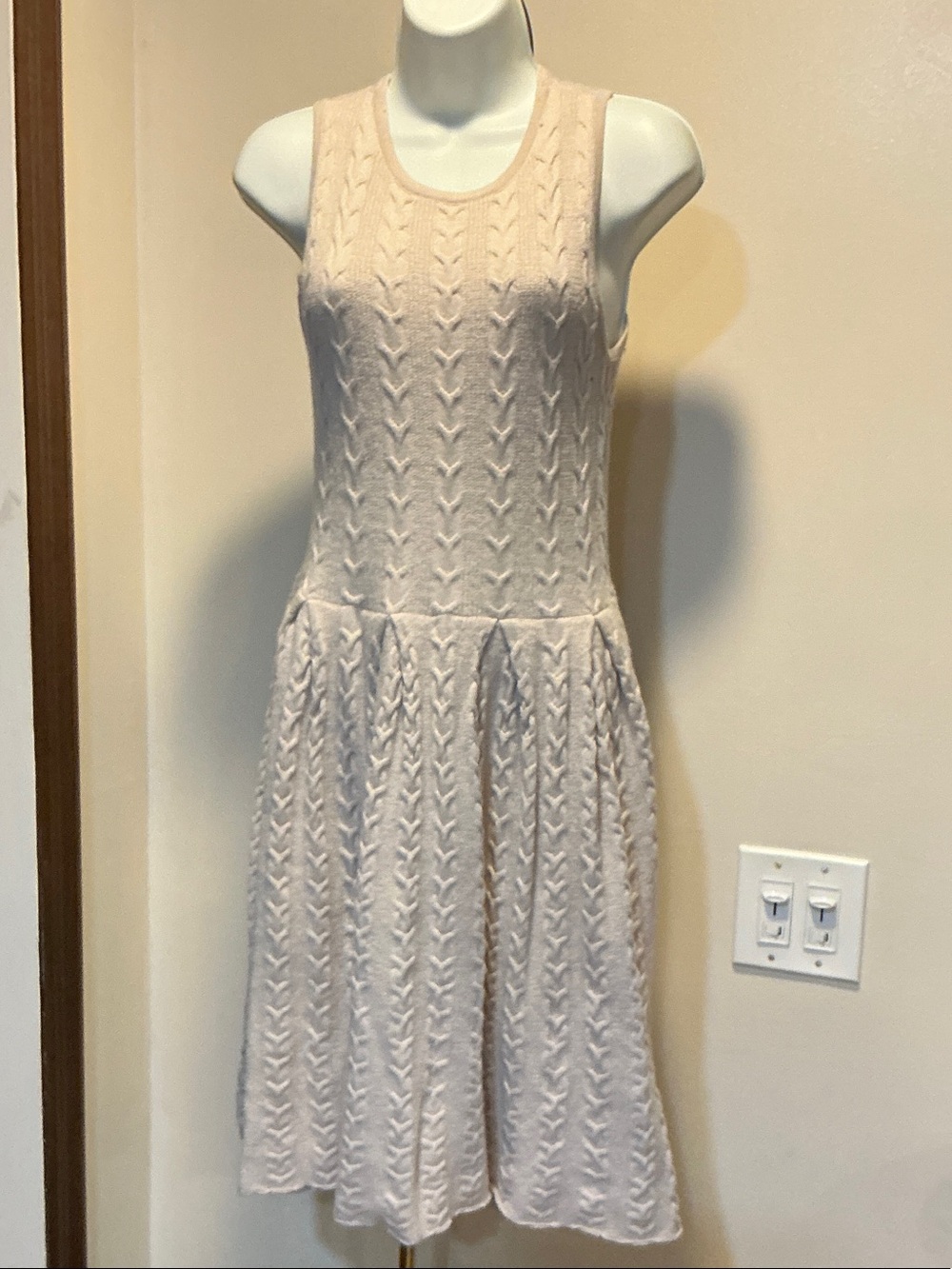 ANTHROPOLOGIE FAR AWAY FROM CLOSE CABLE KNIT SWEATER DRESS